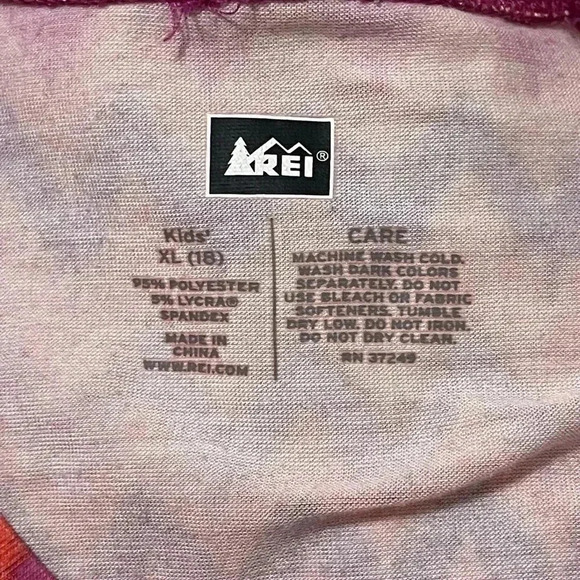 REI Baselayer Chevron Striped Crew Top - Picture 4 of 5